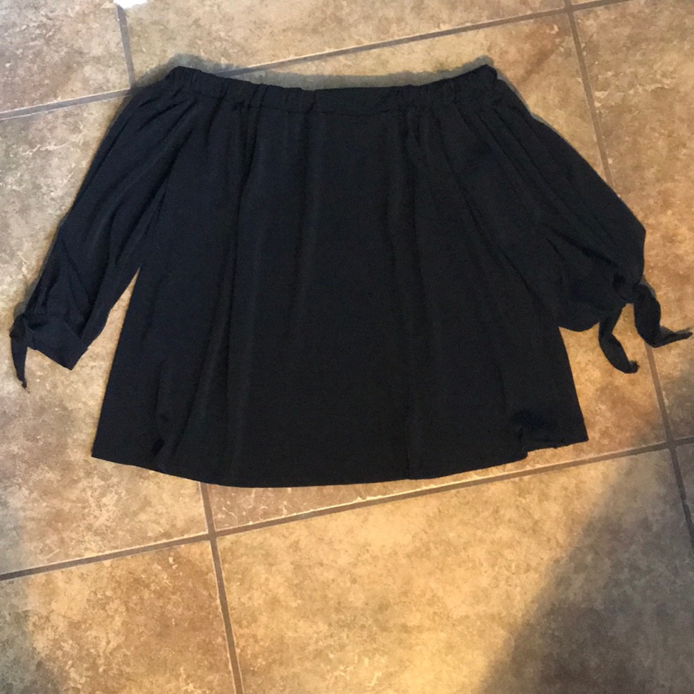 BP Black off the shoulder top